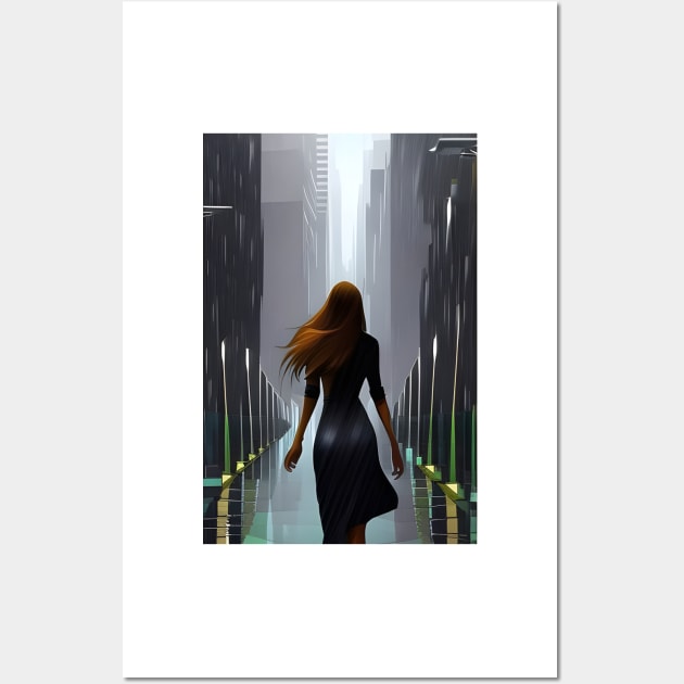 Mysterious woman Wall Art by Colin-Bentham